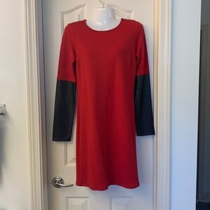 10 Crosby Derek Lam faux leather mini dress